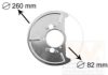 VAN WEZEL 5870371 Splash Panel, brake disc
